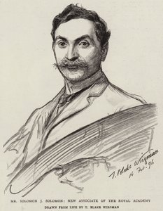 Mr Solomon J Solomon, New Associate of the Royal Academy by Theodore Blake Wirgman